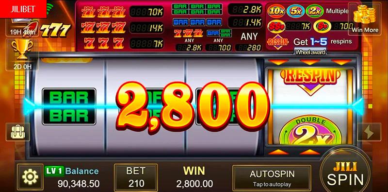 JILIBET nakatutuwang 777 Slot Machine Malaking Manalo