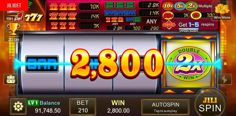 JILIBET nakatutuwang 777 Slot Machine Malaking Manalo